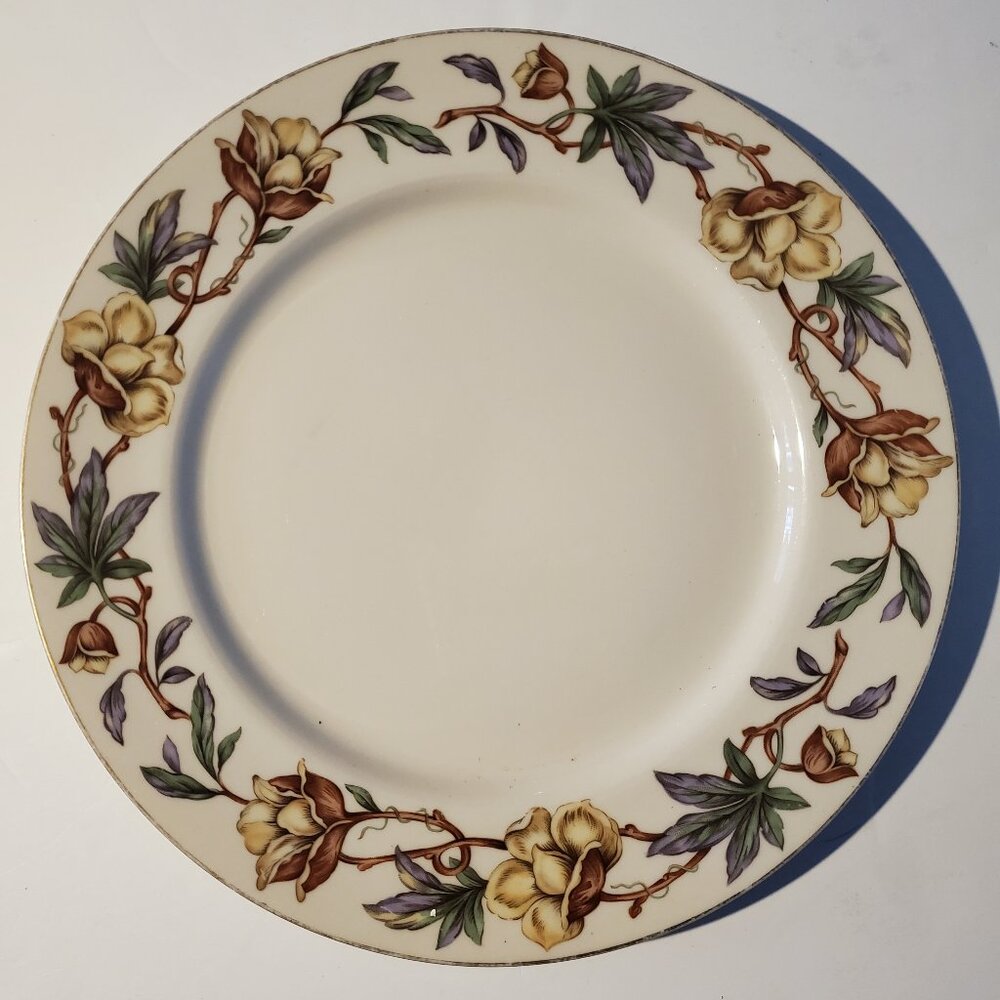 Flintridge China California Woodrose Dinner Plates